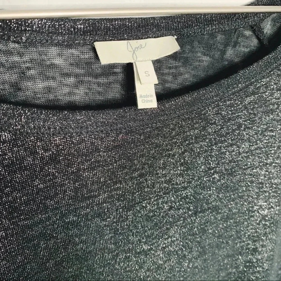 Joie Cyndi Metallic Linen Top - Picture 4 of 8